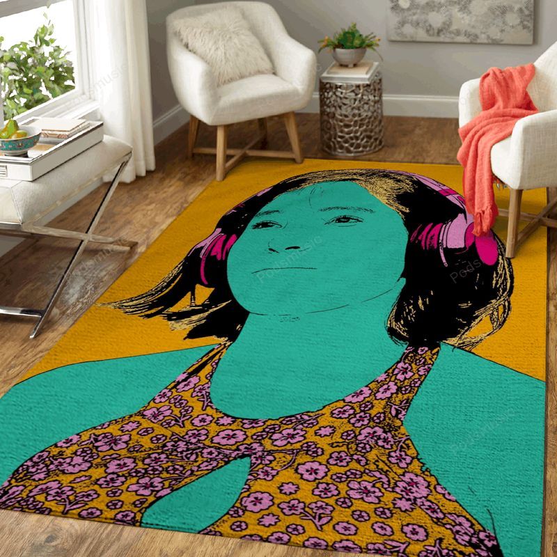 Pop Music Pop Art Teppich