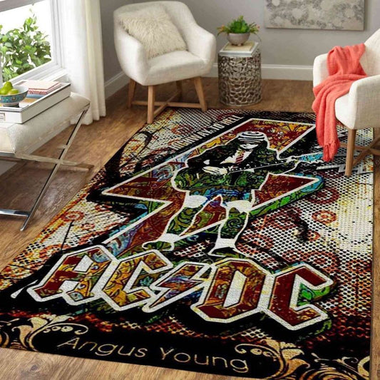 Ac Dc Hard Rock Band 8 Teppich