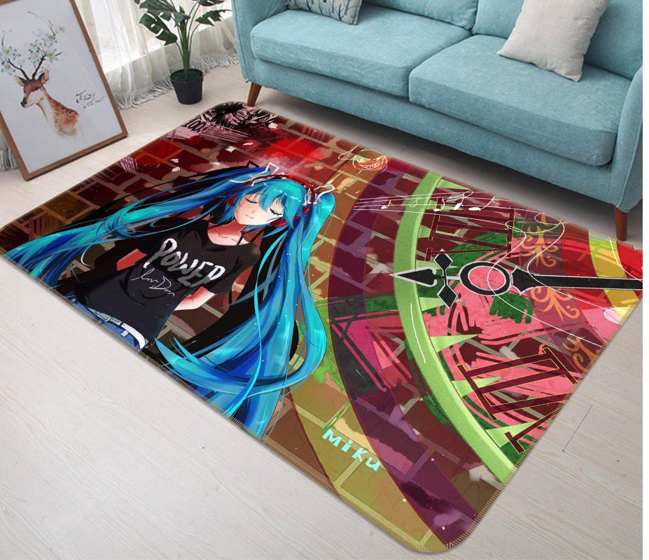 Hatsune Miku Anime 65 Teppich