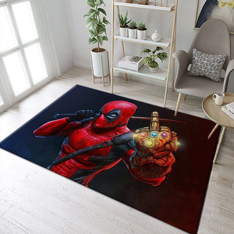 Deadpool Marvel Superheros Marvel Movies Teppich