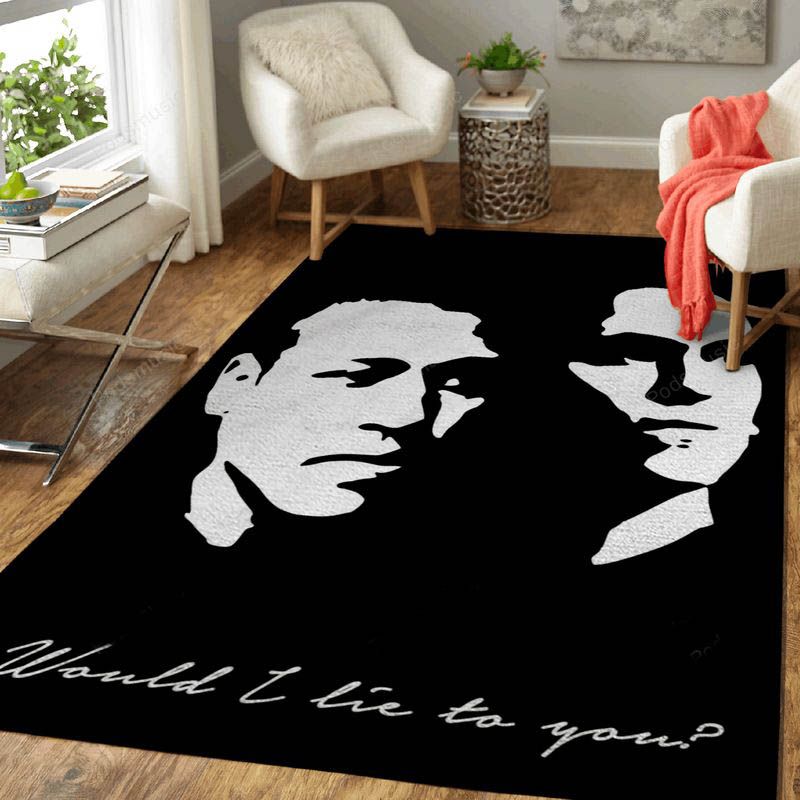 Would I Lie To You Music Art Teppich