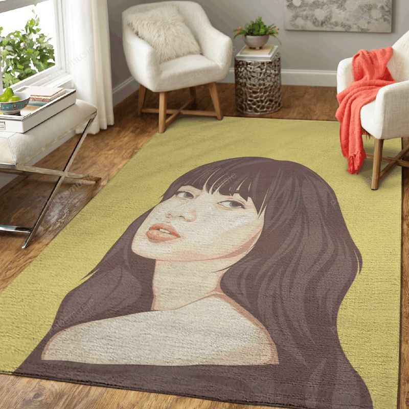 Lisa Of Black Pink Music Artist Art Teppich