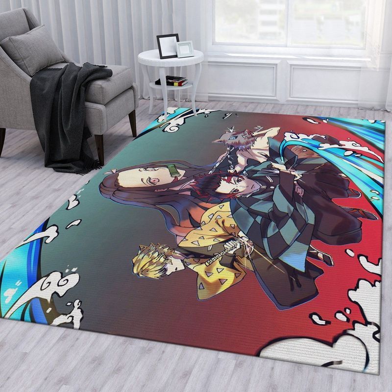 Anime Demon Slayer V6 Teppich