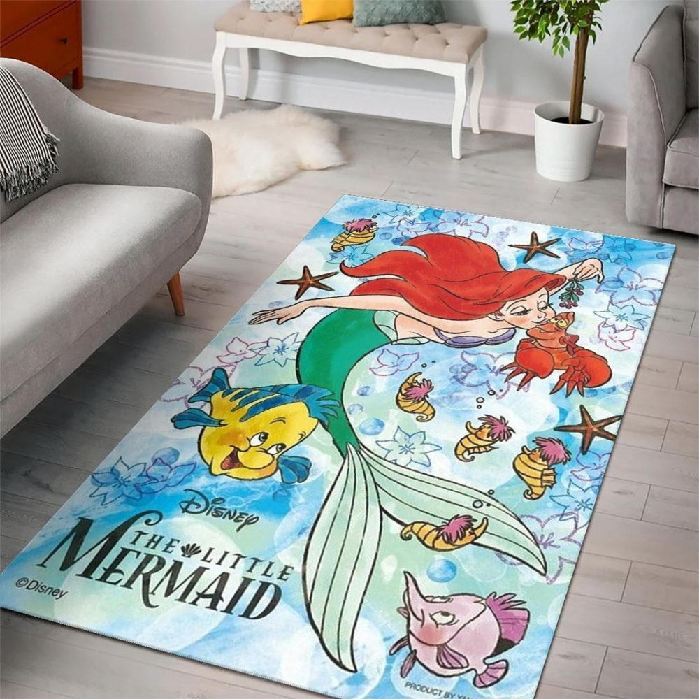 Ariel Disney Princess Characters Disney Movies 8 Teppich