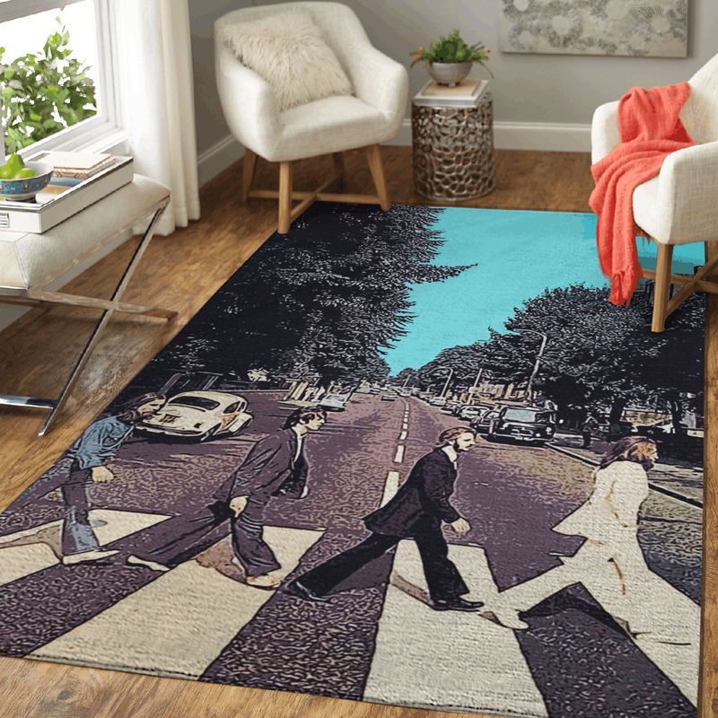 The Beatles Band The Legend Band Of English Abbey Road Teppich