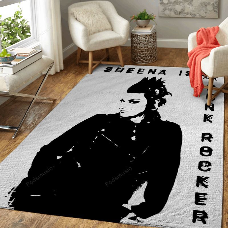Ramones Punk Rocker Music Heroes Art Teppich