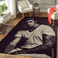 Justin Bieber 9 Music Art Teppich