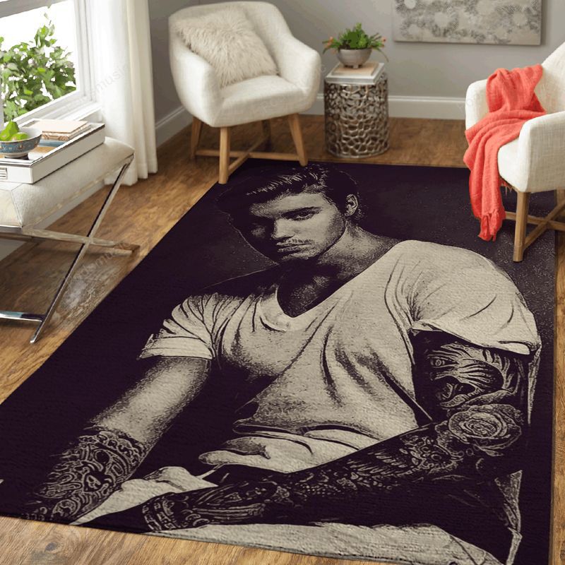 Justin Bieber 9 Music Art Teppich
