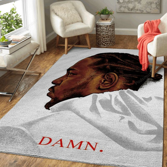 Kendrick Lamar Hip Hop Music Art Teppich