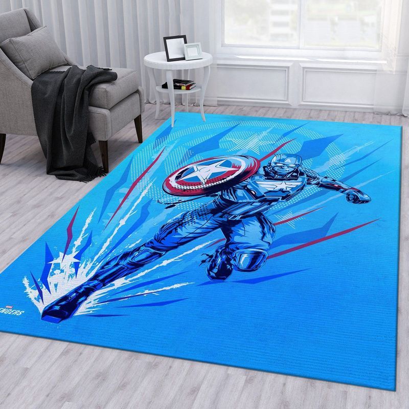 MCU Marvel Captain America Super Hero Teppich