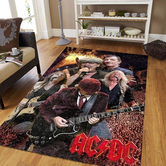 Ac Dc Member Nowadays Australian Rock Band Performing Teppich