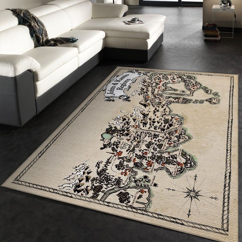 Pokemon Map Teppich