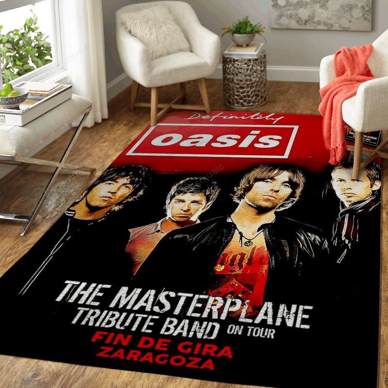 Oasis The Masterplane Music Art Teppich