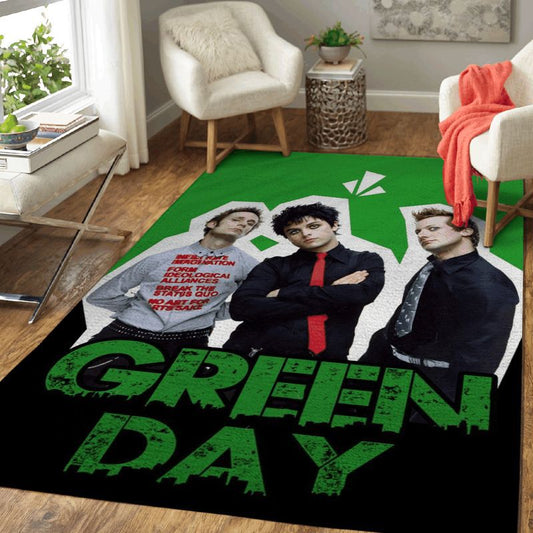 Green Day Music Band 1 Teppich