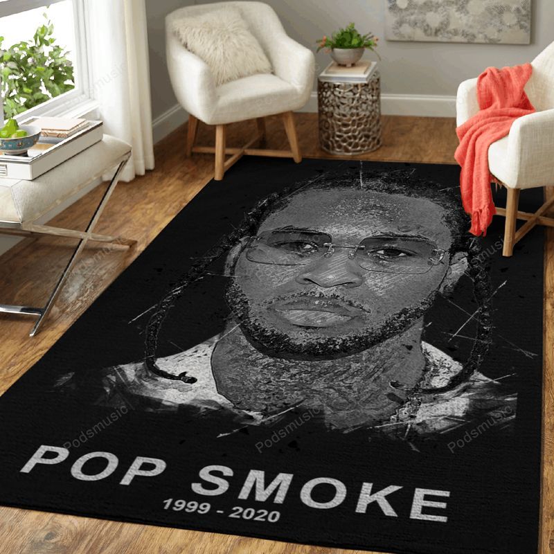 Pop Smoke Music Art Teppich 2