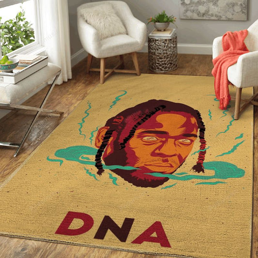 Kendrick Lamar Dna Music Art Teppich