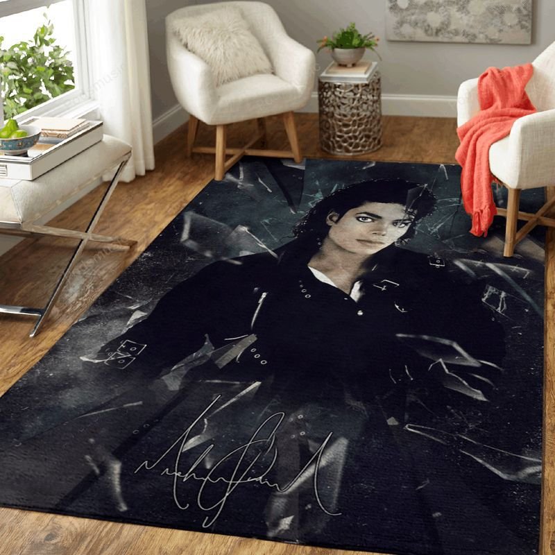 Michael Jackson Pop Music Collection Art Teppich