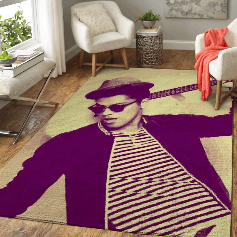 Bruno Mars American Singer Art 2 Teppich