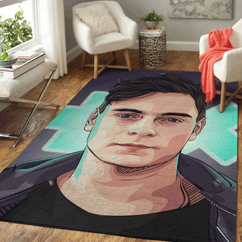 Martin Garrix Music Art Teppich