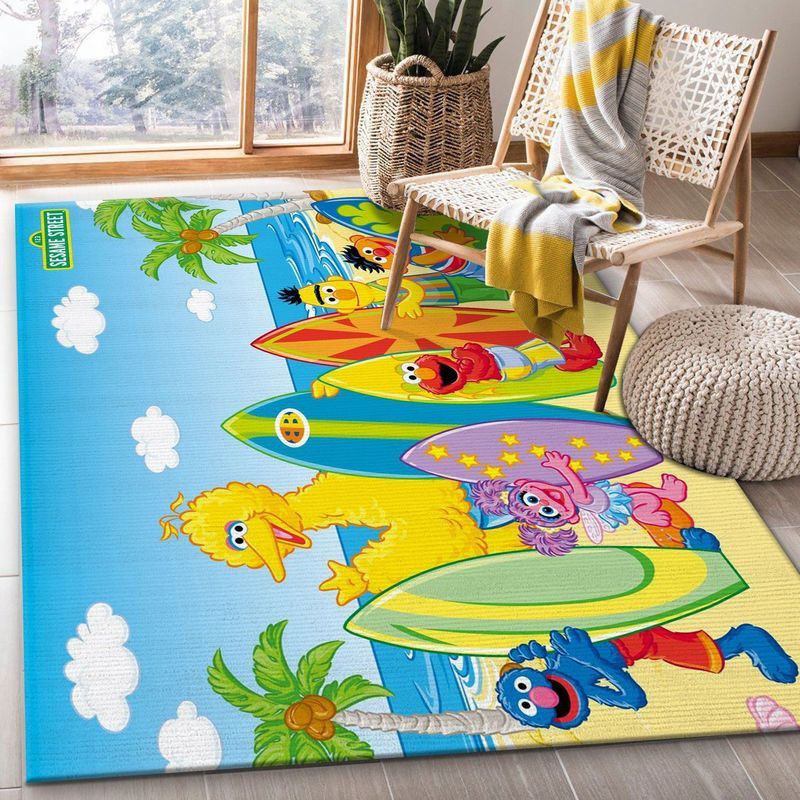 Sesame Street Surf Board Teppich