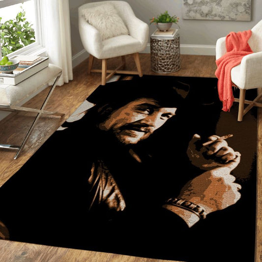 Waylon Jennings Ive Always Been Crazy Art Teppich