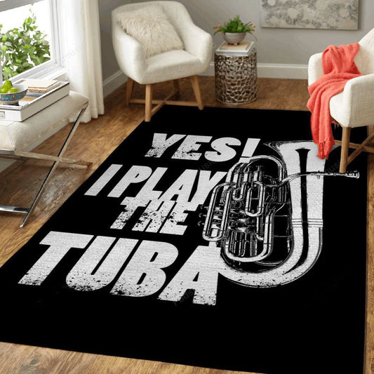 Tuba Music Music Art Teppich