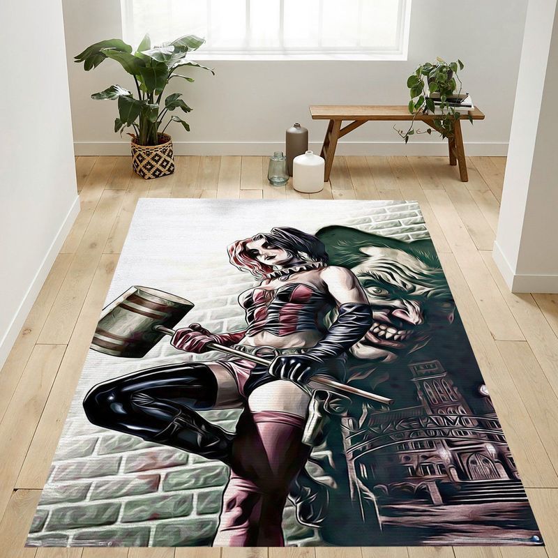 Harley Quinn Wall Teppich