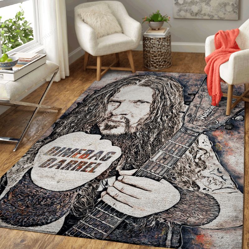 Dimebag Darrel Wall Paint Music Wall Art Teppich