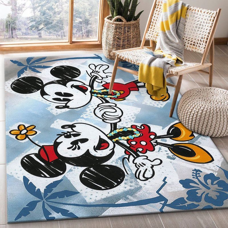 Classic Mickey And Minnie Disney Teppich