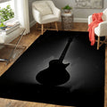 Les Paul Electric Guitar Music Art Teppich 2