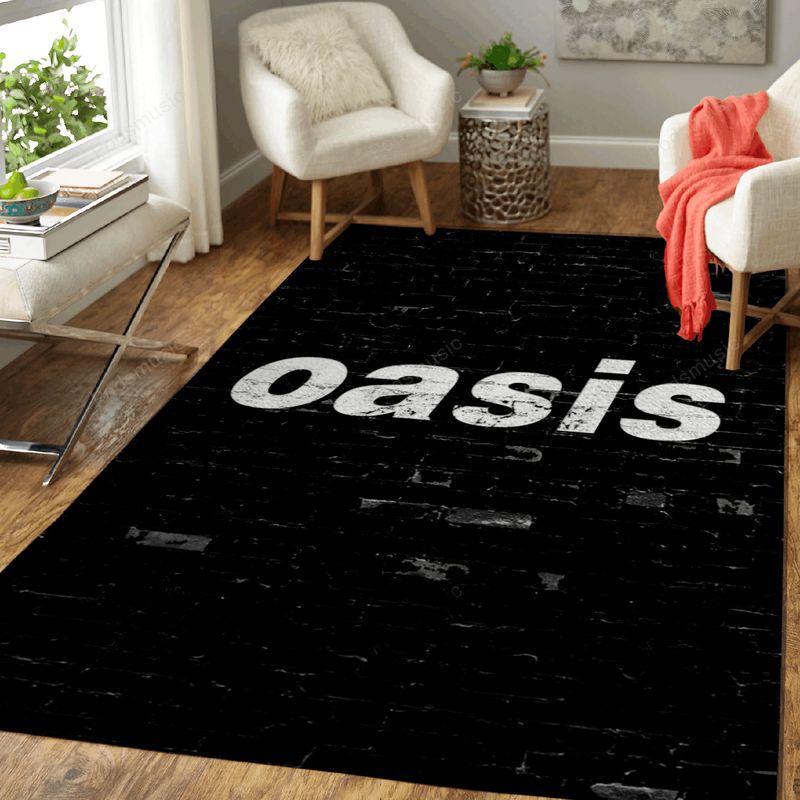 Oasis Band Music Art Teppich