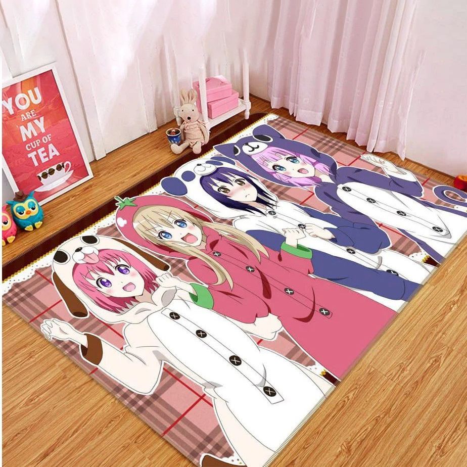 Yuruyuri Anime 5 Teppich