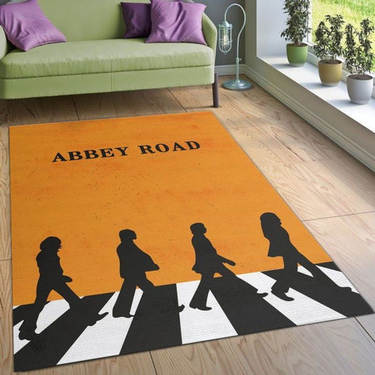 The Beatles Abbey Road Orange Teppich