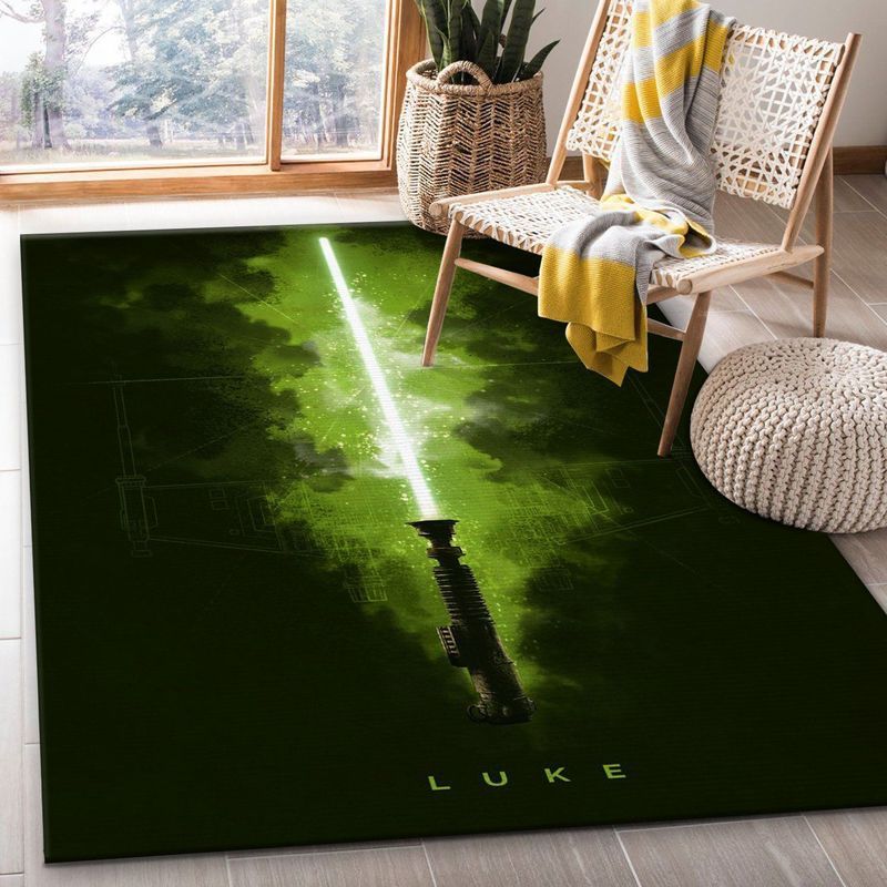 Luke Star Wars Lightsabers Teppich