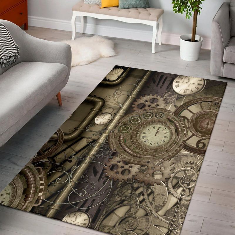 Steampunk Design Music Teppich