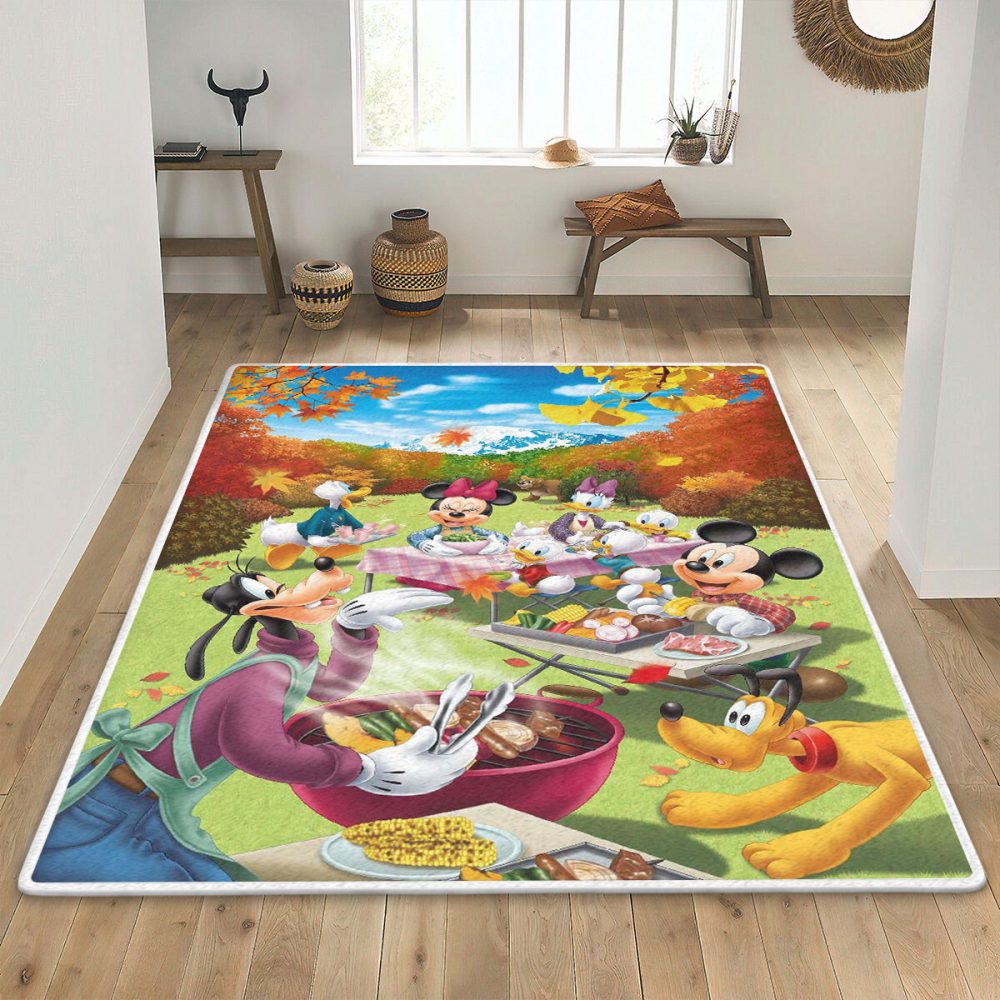 Disney Mickey Mouse And Friend Picnic Teppich