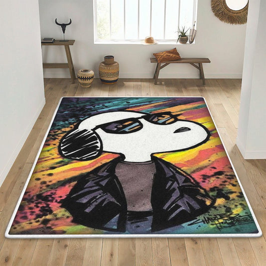 Snoopy Aka Joe Cool TiedyeSnoopy Teppich