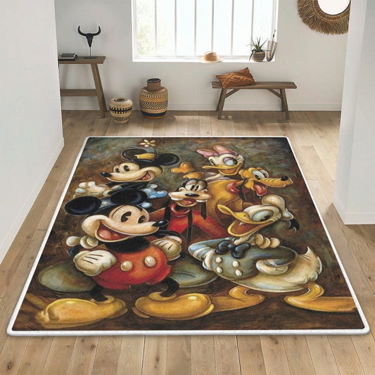 Disney Mickey Mouse And Friends Fan Gift Disney Mickey Mouse Teppich