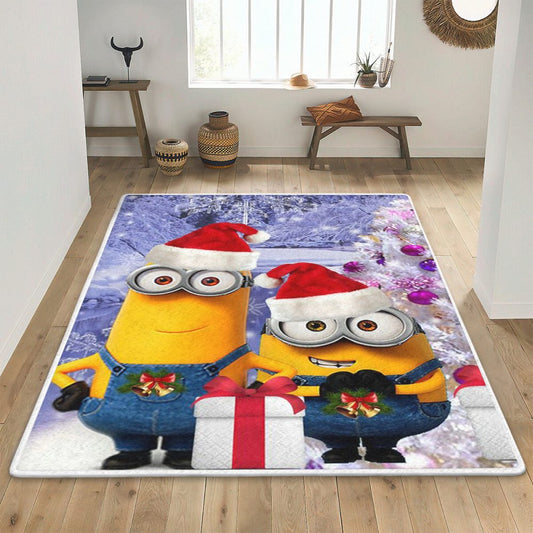 Minions Fan Gift Minions Santa Claus Christmas Gift Minions Teppich