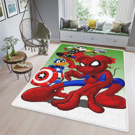 Disney Fan Gift Avengers Fan Gift Mickey Mouse As The Avengers Teppich