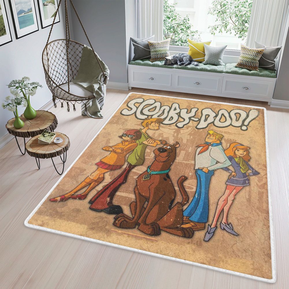 Scooby doo Vinage TV Show gift For lover Teppich