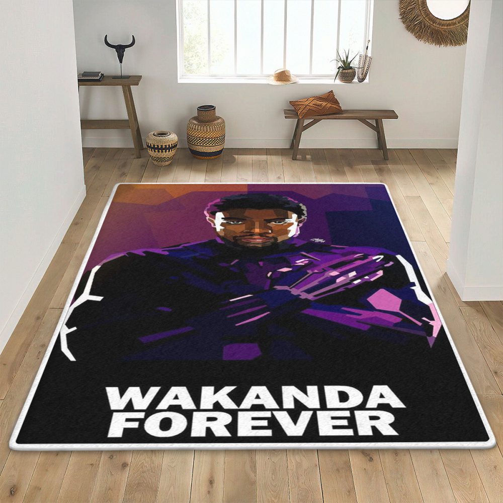 Black Panther Fan Gift Black Panther Wakanda Forever Teppich