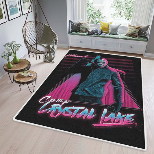 Jason Voorhees Welcome To Crystal Lake Gift For Fan Teppich