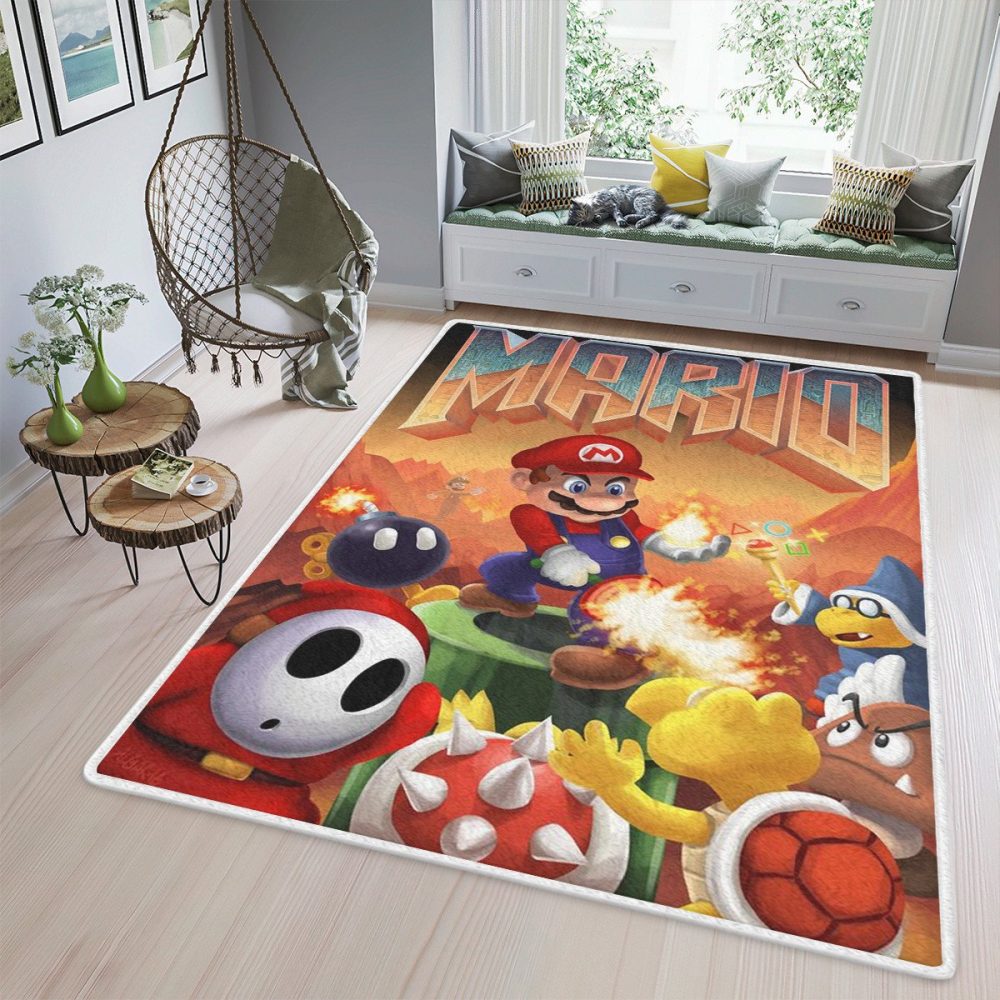 Super Mario Fan Gift Mario Teppich