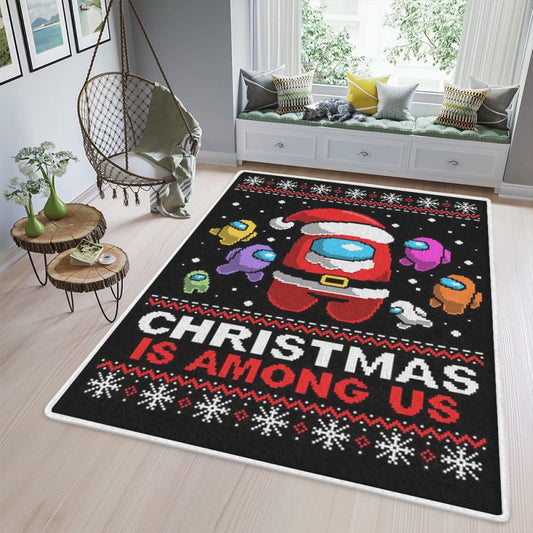 Among Us Fan Gift Among Us Christmas Teppich