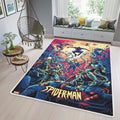 Spider Man And Monster Marvel Comics Christmas Gifts Teppich