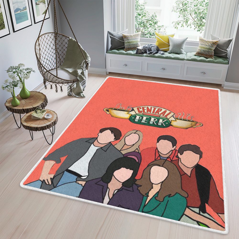 Friends Central Perk Holiday Special Christmas TV Show Trendy Art Christmas Gifts Teppich