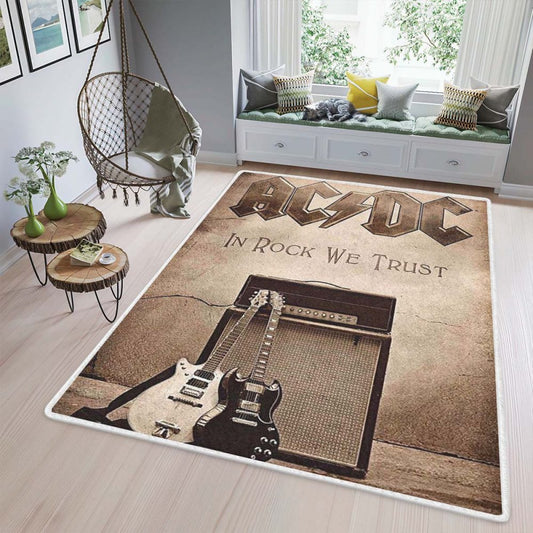 ACDC In Rock We Trust Teppich 2