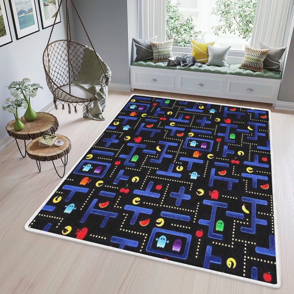 PacMan Gaming Fan Gift PacMan Video Game Teppich