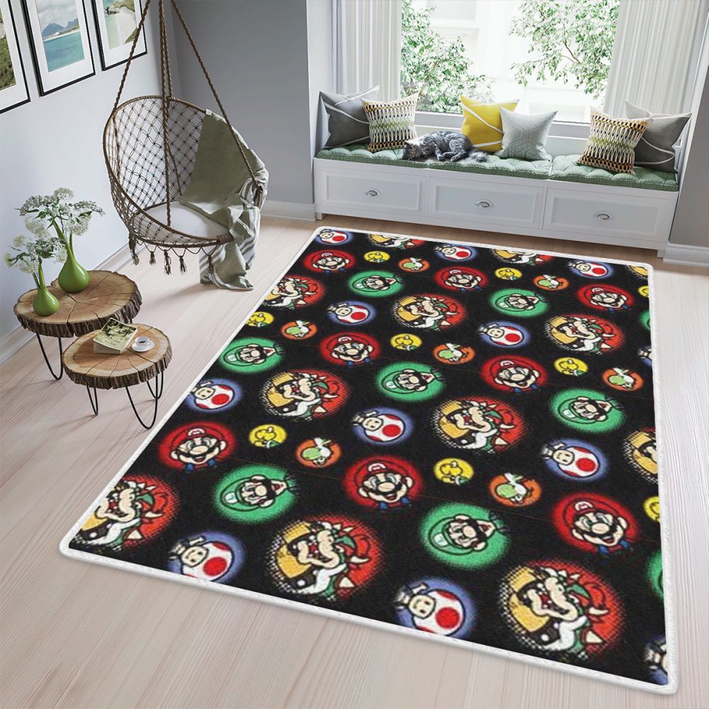 Super Mario Game Teppich